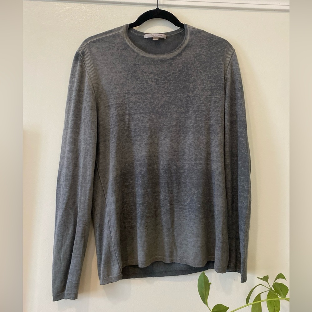 John Varvatos Artisan Sweater 70 /30 Silk /Cashmere Blend  Men’s Medium